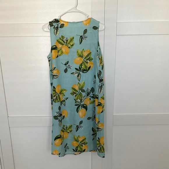 Linen J.Jill lemon 🍋 Dress S - Picture 4 of 12